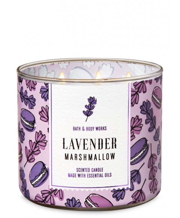 BATH & BODY WORKS Свеча 411 гр Lavender Marshmallow