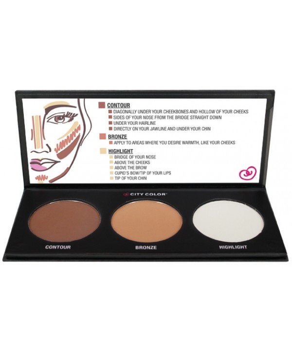 CITY COLOR Contour Effects Palette Палетка для контурирования