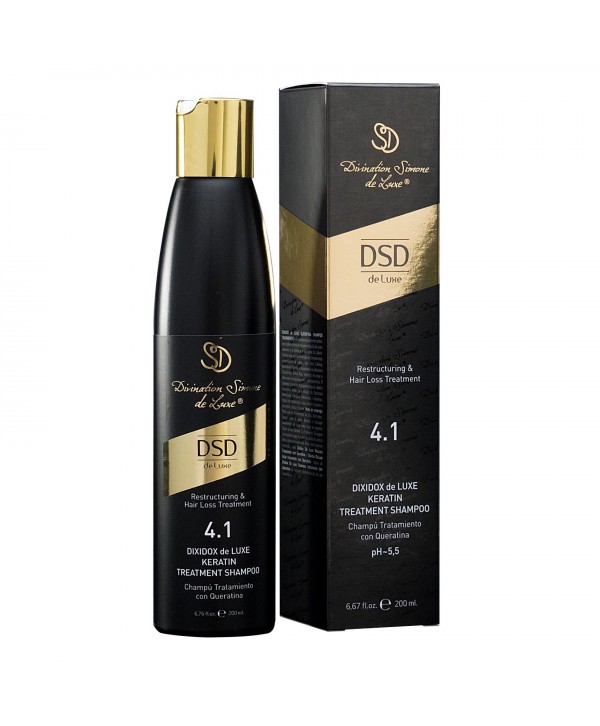 DSD DE LUXE 4.1 Keratin Treatment Shampoo Восстанавливающий шампунь с кератином 200 мл