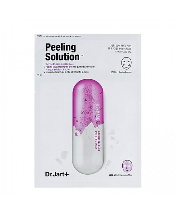 DR. JART Peeling Solution Двухфазная отшелушивающая бел\сирень Маска тканевая