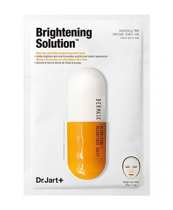 DR.JART Brightening Solution Маска тканевая оранжевая