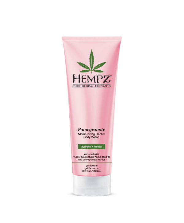 HEMPZ Pomegranate Moisturazing Herbal Body Wash 250 ml Гель для душа Гранат