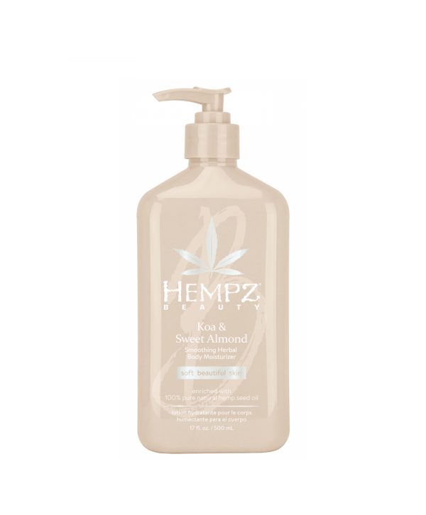 HEMPZ Koa & Sweet Almond Smoothing Herbal Moisturiser 500 ml Молочко для тела Коа и Сладкий Миндаль