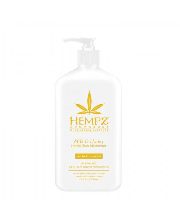 HEMPZ Milk and Honey Herbal Body Moisturizer 500 ml Молочко для тела увлажняющее Молоко и Мед