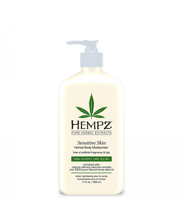 HEMPZ Sensitive Skin Herbal Body Moisturizer 500 ml Молочко для тела увлажняющее Чувствительная Кожа