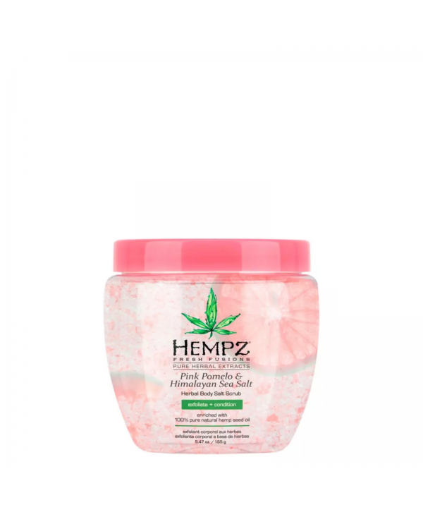 HEMPZ Pink Pomelo & Himalayan Sea Salt Herbal Body Salt Scrub 155 g Солвеой скраб для тела Помело и