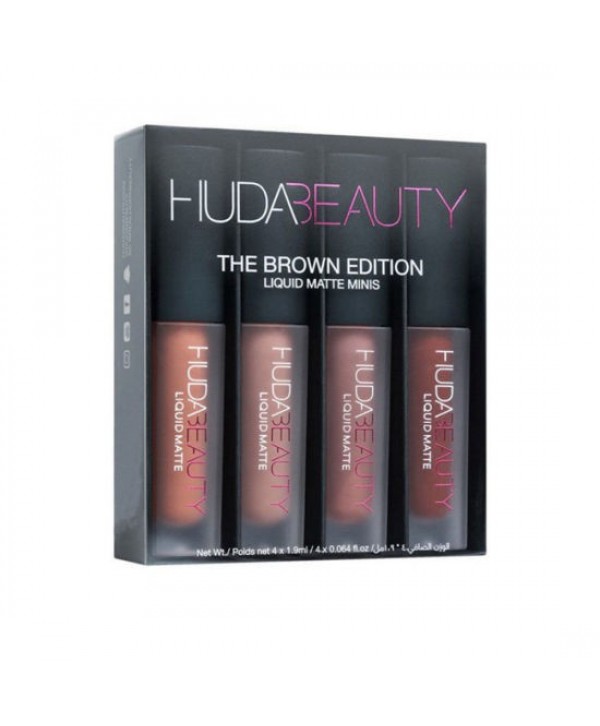 HUDA BEAUTY The Brown Edition Liquid Matte minis