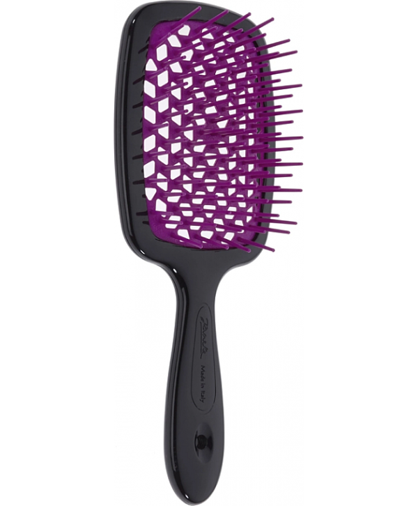 JANEKE Superbrush The Original Fuxia Щетка для волос Прямоугольная Черно-Фиолетовый