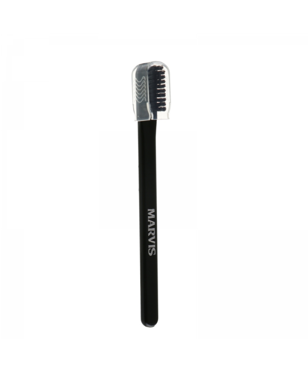 MARVIS Black Toothbrush Luxurious Premium Italian Boxed Medium Bristle Зубная щетка средней жесткости