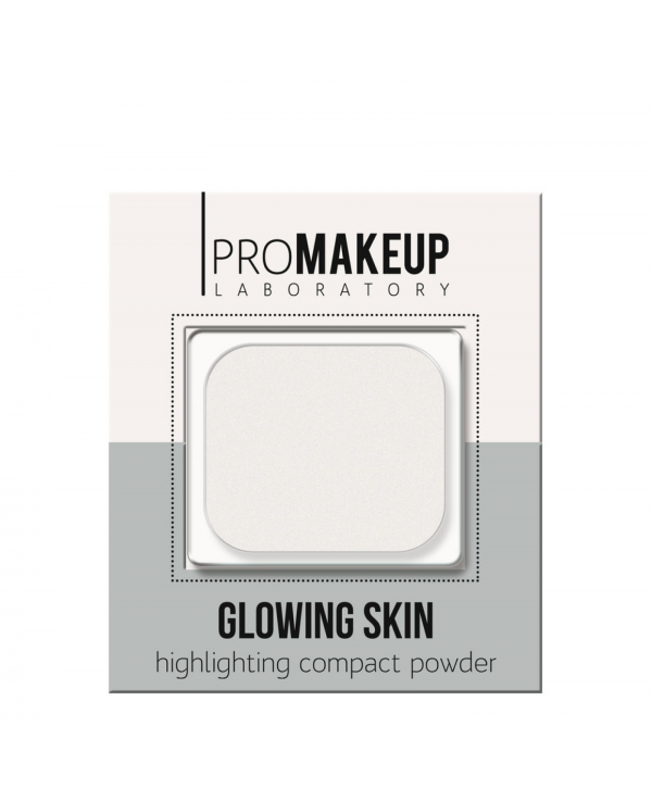 PROMAKEUP Glowing Skin Компактный хайлайтер 101 белый
