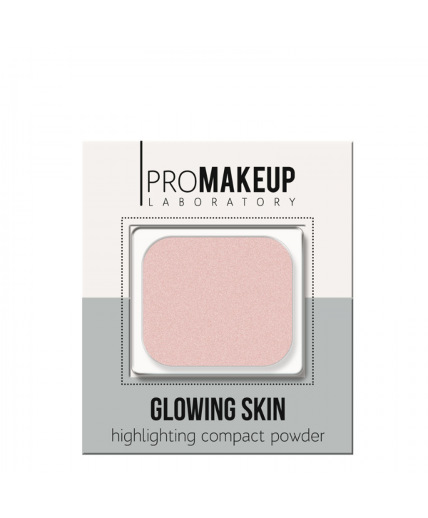 PROMAKEUP Glowing Skin Компактный хайлайтер 102 жемчужно-розовый