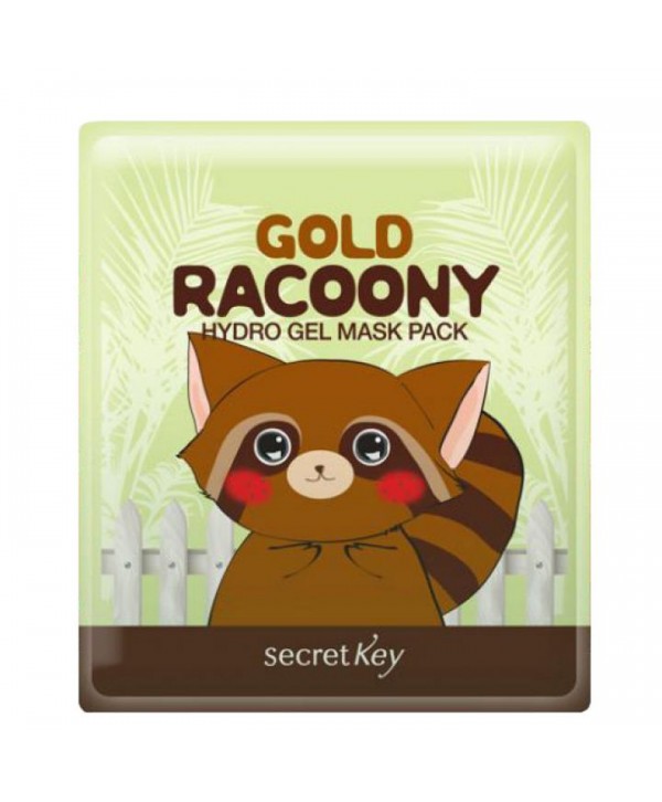 SECRET KEY Gold Raccony Hydro Gel Mask Pack Гидро-гелевая маска для лица 