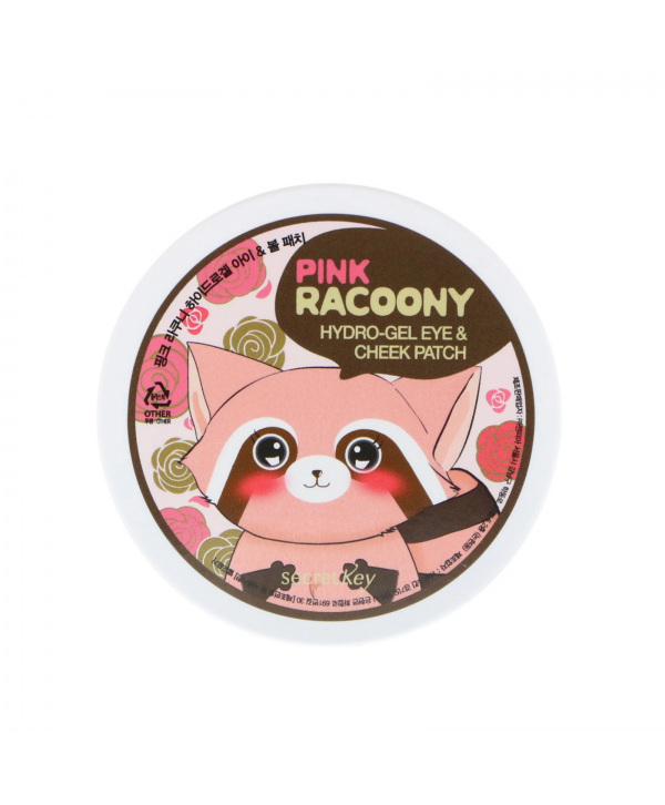 SECRET KEY Pink  Racoony Hydrogel Eye & Spot Patch Патчи для глаз гидрогелевые 90 шт