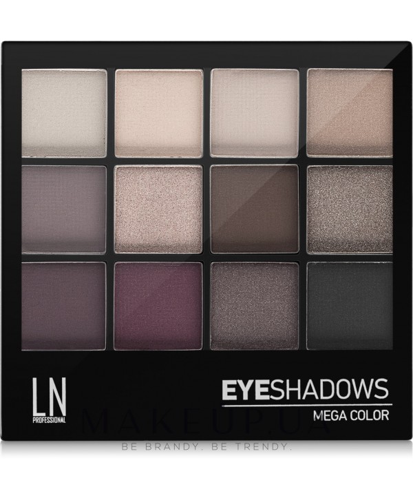 Палетка теней для глаз - LN Professional Mega Color Eyeshadows Kit