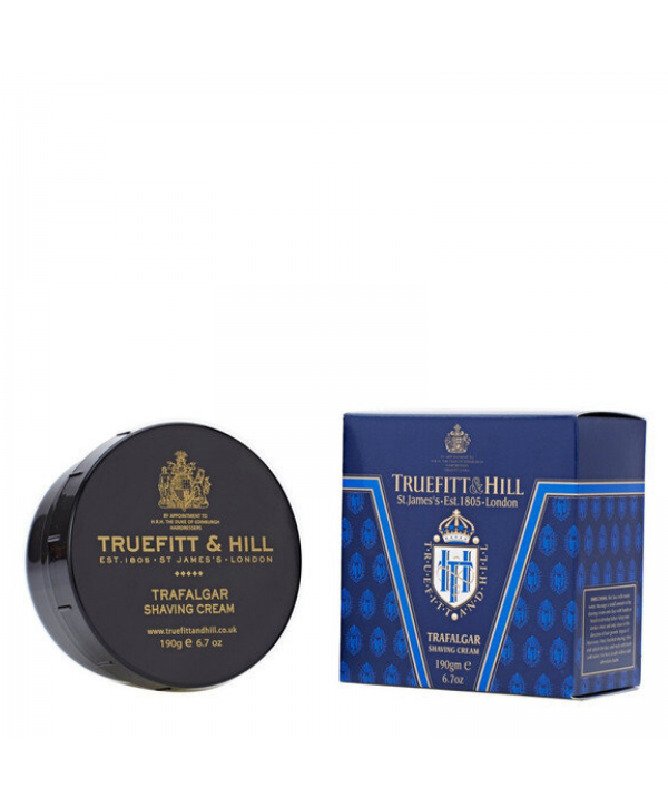 Truefitt&Hill  00001  Trafalgar Shaving Cream  190 г  Trafalgar Крем для бритья (в банке)