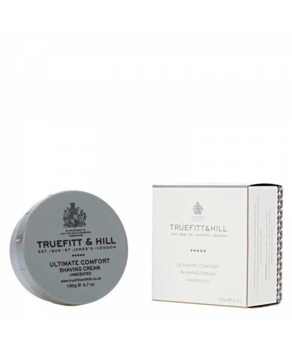 Truefitt&Hill  10003  Ultimate Comfort Shaving Cream  190 г  Крем для бритья Ultimate Comfort (в банке)