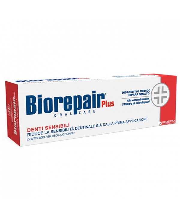 BIOREPAIR Plus Denti Sensibili Toothpaste Зубная паста для чувствительных зубов 100 мл