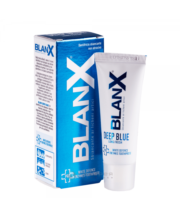 Blanx Pro Deep Blue зубная паста для свежести дыхания 75 мл