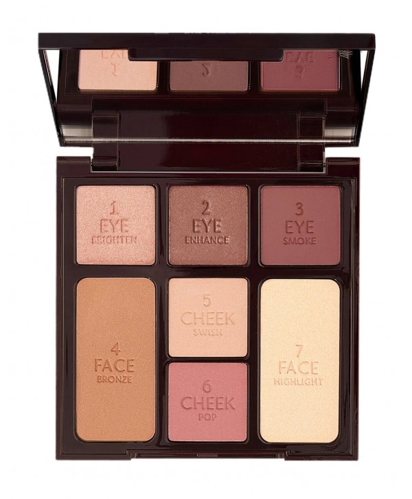CHARLOTTE TILBURY Instant Look in a Palette Gorgeous Glowing Beauty Палетка для макияжа лица