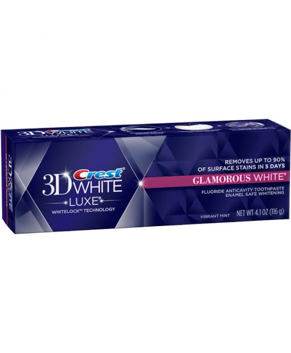 CREST 3D White Luxe Glamorous White Whitening Toothpaste Зубная паста отбеливающая 116 гр