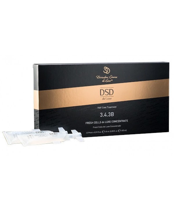 DSD DE LUXE 3.4.3B Fresh Cells Concentrate 10*10 ml Концентрат в ампулах для стимуляции роста волос