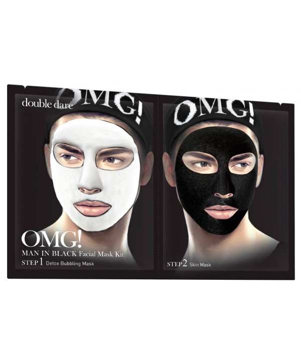 Double Dare OMG! Man In Black Facial Mask Kit