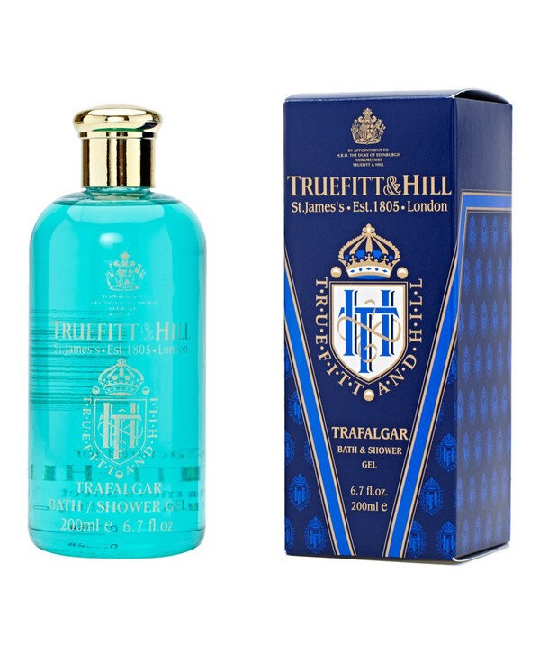 Truefitt&Hill  00023  Trafalgar Bath & Shower Gel  200 мл  Trafalgar Гель для душа