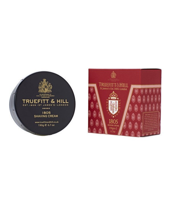 Truefitt&Hill  00034  1805 Shaving Cream  190 г  1805 Крем для бритья (в банке)