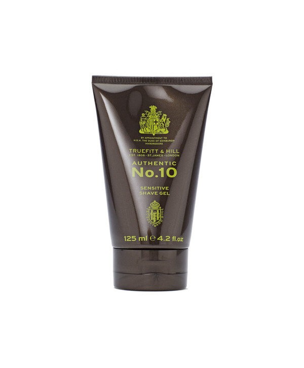 Truefitt&Hill  01002  Authentic No. 10 Sensitive Shave Gel  125 мл  Authentic No. 10 Гель для бритья для чувствительной кожи