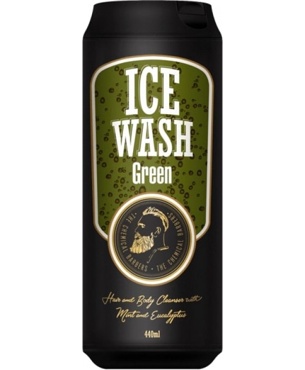 CHEMICAL BARBERS ICE WASH GREEN Освежающий гель для душа с мятой и эвкалиптом 440 мл