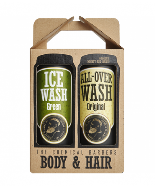 CHEMICAL BARBERS ALL OVER WASH & ICE WASH GREEN НАБОР